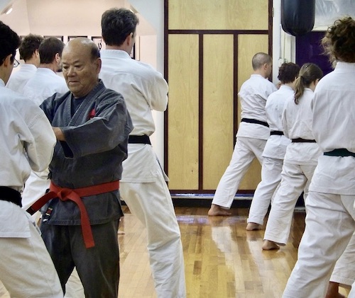 Osensei Shimabukuro Students